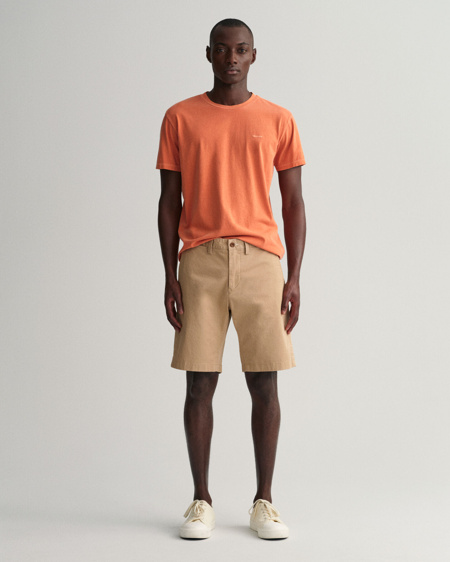 Hallden slim fit twillshorts