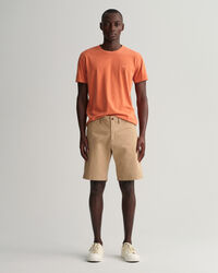 Hallden slim fit twillshorts