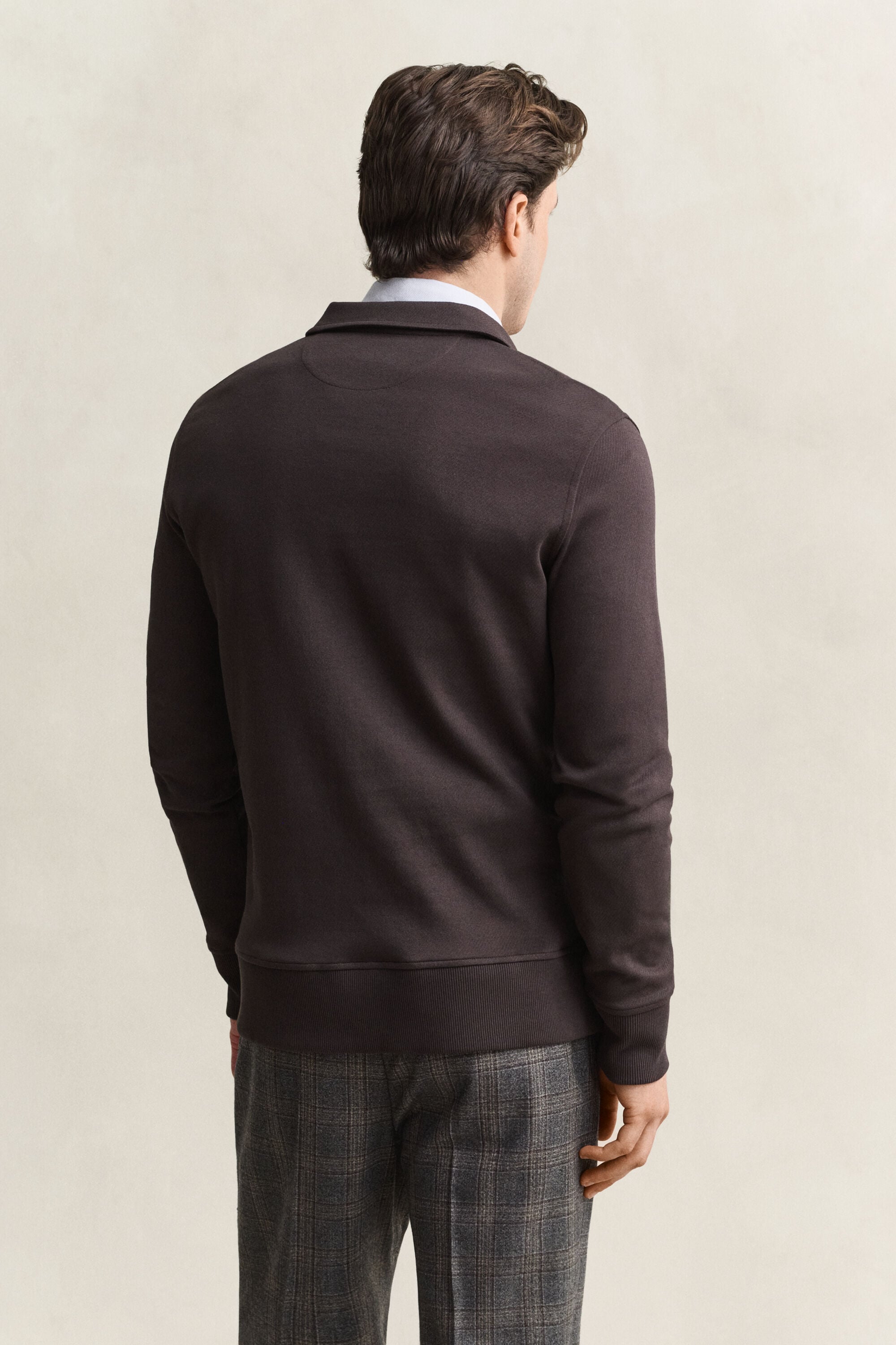 Sweatshirt med half-zip