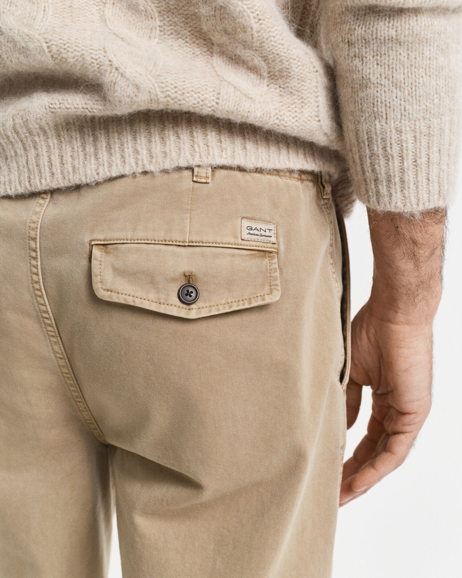 Regular fit avsmalnande chinos