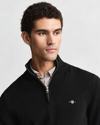 Casual Cotton tr&ouml;ja med dragkedja vid hals&ouml;ppningen