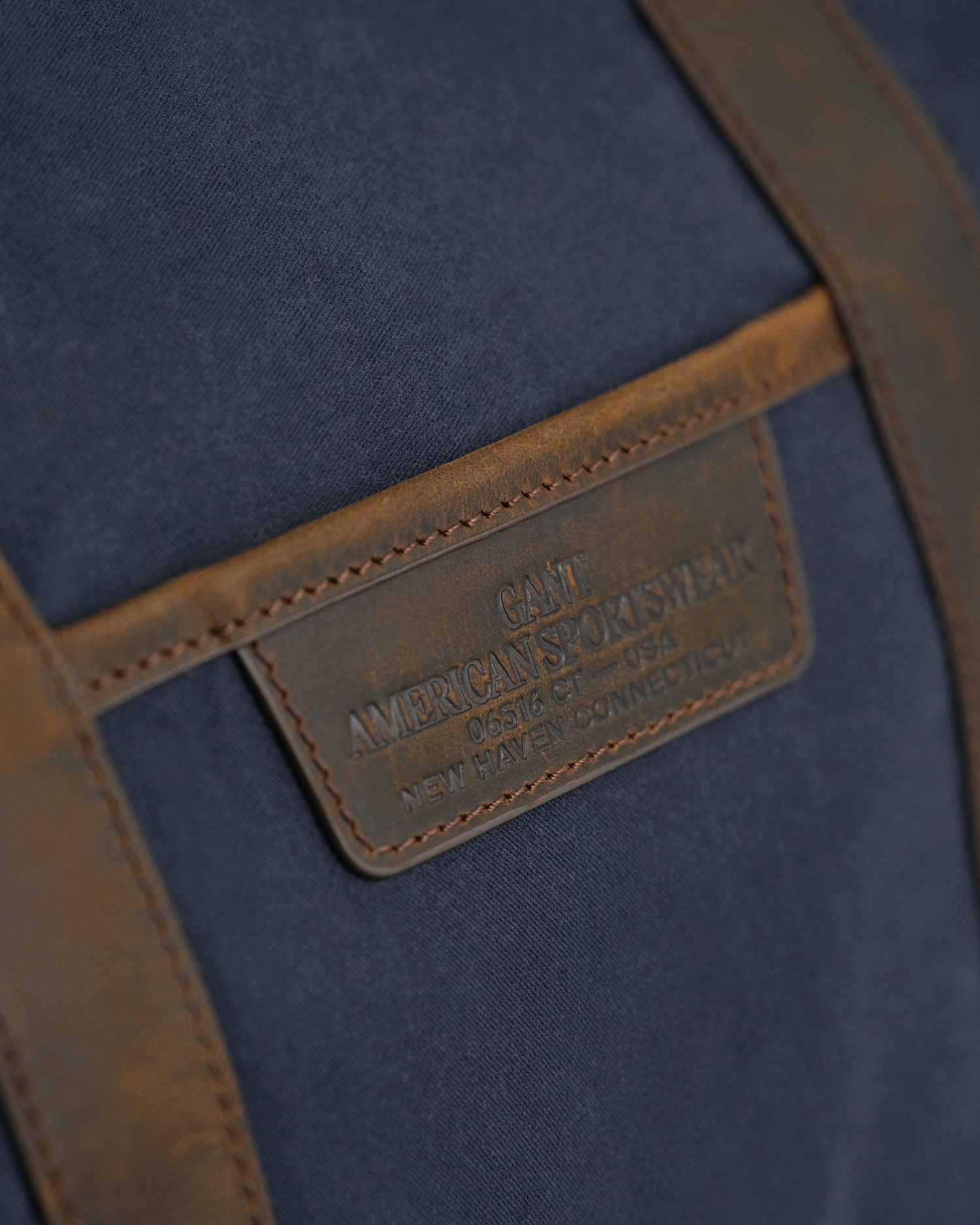 Duffelväska i vaxad bomull