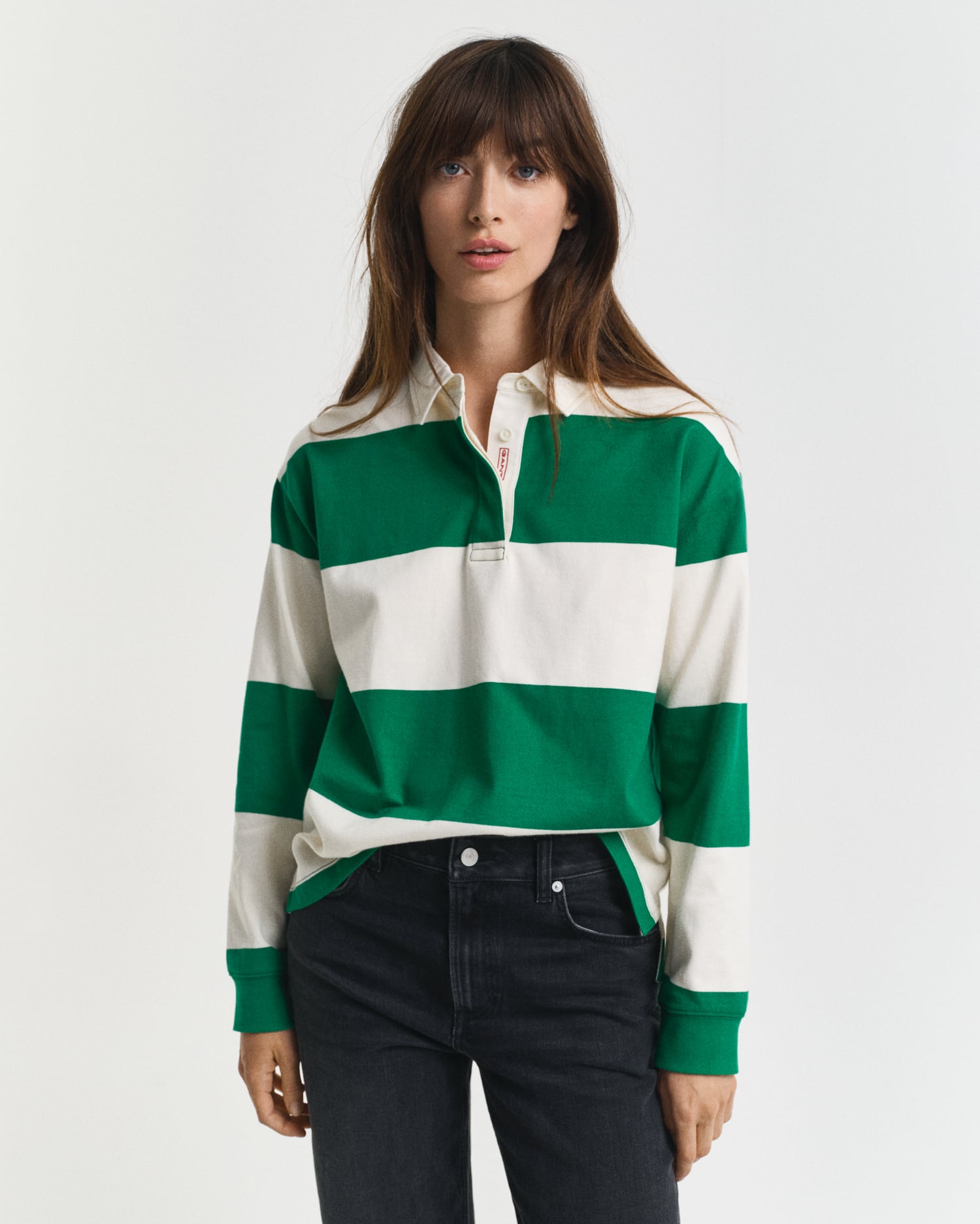 Silk Rugger Randig Heavy Rugger - GANT