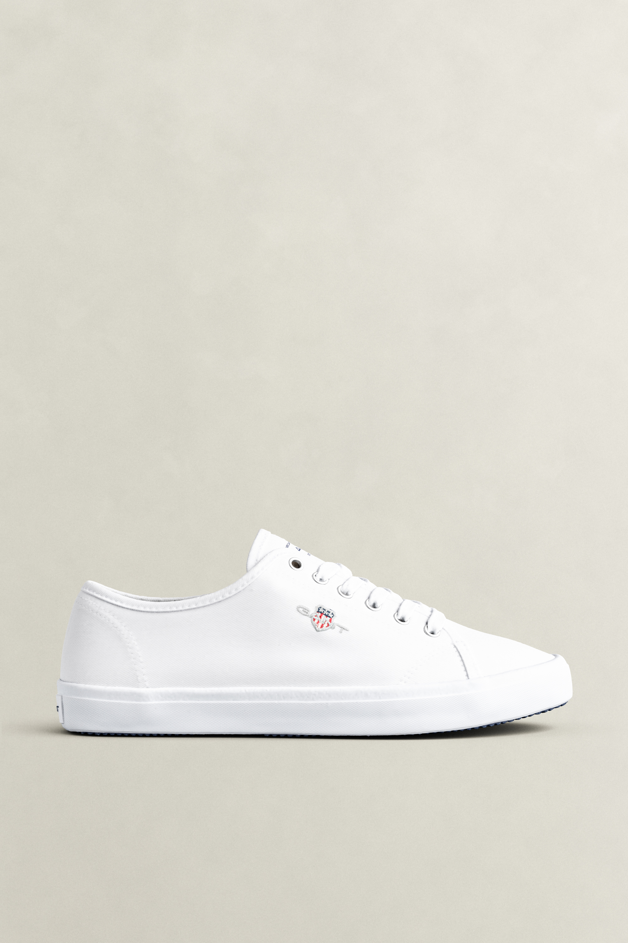 GANT Dam Pillox sneakers i bomullstwill (42) Vit