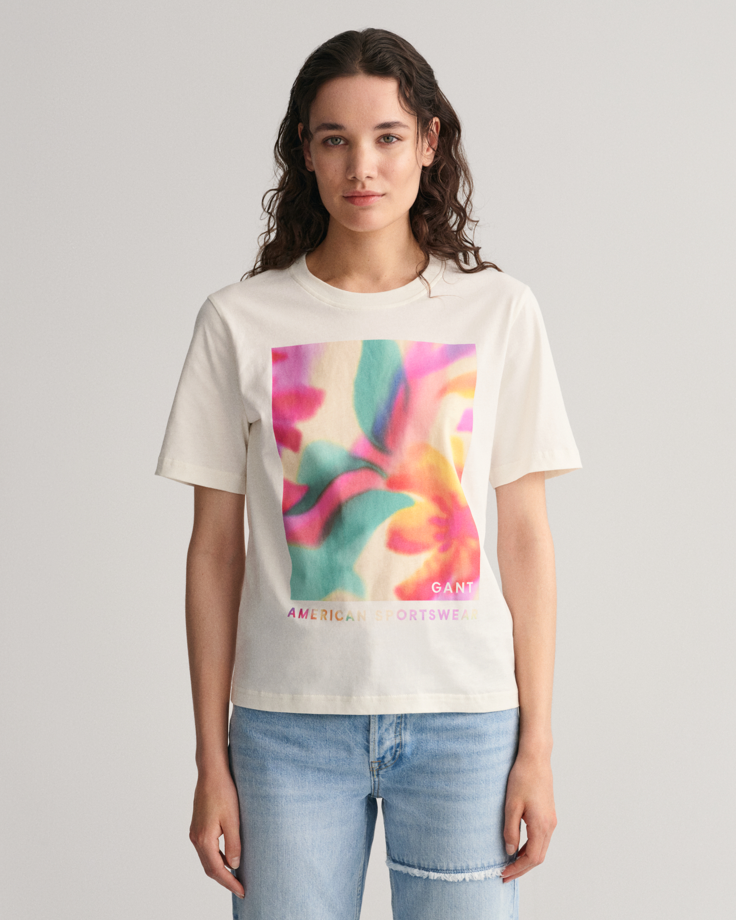 GANT Women Floral Graphic T-Shirt ,